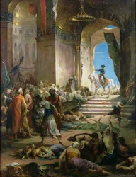 Napoleon Bonaparte (1769-1821) in der Großen Moschee von Kairo